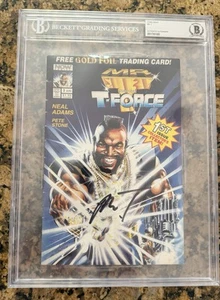 Cómic automático autógrafo Mr. T BGS Encased firmado autenticado Mr. T Mr T Force - Imagen 1 de 2