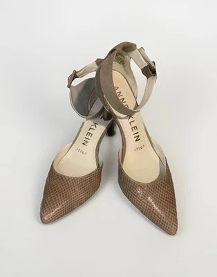 Туфли на каблуках Anne Klein iflex женские размер 5,5 с принтом аллигатор - Изображение 1 из 4