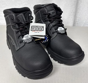 Botas de Trabajo Skechers Puntera de Acero Espuma con Memoria Talla 11 Cuero Nuevas - Imagen 1 de 7