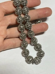 Collana girocollo Monet stile filigrana tono argento RR1649 - Foto 1 di 4