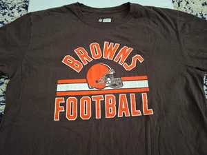NFL Equipo Ropa XL Marrón Cleveland Browns Camiseta Fútbol Ohio - Imagen 1 de 10