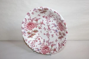 Petit saladier en faïence anglaise Johnson Brothers, décor rose chintz, 20.5cm - Picture 1 of 7