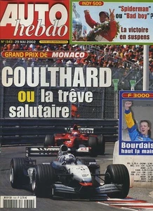 HEBDO AUTO Nr. 1343 vom 29. Mai 2002 GP MONACO ALFA 156 JTS JAGUAR X TYPE 2.0 - Bild 1 von 1