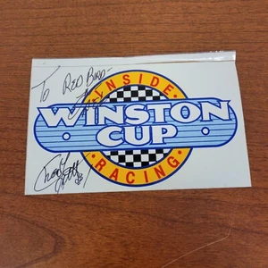 NASCAR #23 Chad Little mit John Deere Racing Winston Cup Autogramm Aufkleber Sticker - Bild 1 von 4