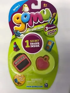 gomu Eraserland ~ Series 1 ~ 1 Package Includes 3 Erasers (1 Pkg./3 random fig.) - Picture 1 of 5