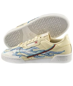 Adidas Herren Continental 80 Sneaker Mist Sun handbemalt von Mark Gonzales! Sk8r - Bild 1 von 15