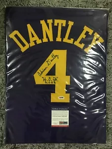 Adrian Dantley Signed Custom Utah Jazz #4 HOF 2008 (PSA DNA ITP) - Picture 1 of 4