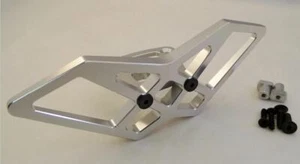 Oz Store Rovan Baja CNC Front Bumper 6061-T HD Silver fit 5B 5T SC - Picture 1 of 5