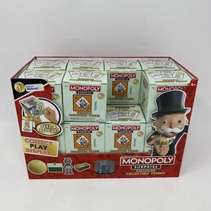 Monopoly Surprise Exclusive Collectible Tokens 15 Blind Boxes & Display Case - Picture 1 of 6