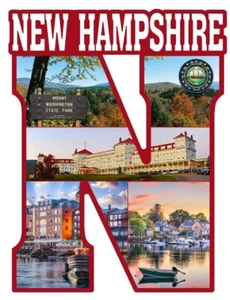 Nuevo imán de collage para nevera Hampshire Capital N - Imagen 1 de 1