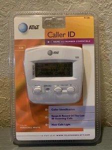 Vintage 2001 AT&T Caller ID 326 - Windchill White - Brand New/Sealed - Zdjęcie 1 z 3
