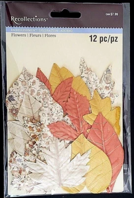 Recollections Floral Embellishments, MAPLE LEAVES - 12 pcs - Image 1 of 3