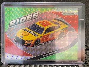 Carta verde reattiva Joey Logano 2022 Prizm Racing RIDES # - 70 - Foto 1 di 2