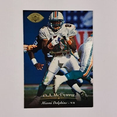 1995 Upper Deck #75 OJ McDuffie Electric Gold  - Image 1 of 4