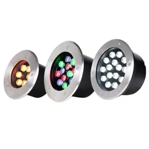 1W-48W LED Underground Lamp Uplighter Outdoor Garden Path Floor Inground Light - Picture 1 of 26