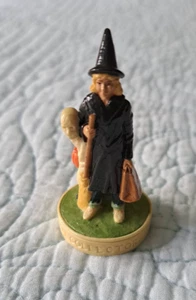 1991 Sebastian Sammler Miniatur Halloween Kostüm Hexe Geist Vintage signiert - Bild 1 von 9