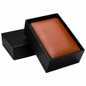 New Cedar Wood Brown Leather Cigar Humidor Case Cigar Box UK SELLER - Picture 1 of 9
