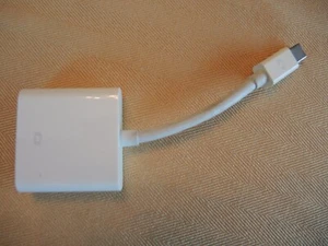 Apple A1305 Thunderbolt Mini DisplayPort to DVI Adapter - Picture 1 of 5