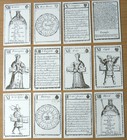 Fortune Telling playing cards - Facsimile of John Lenthall