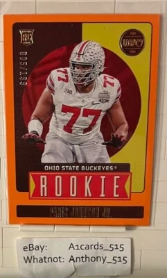 Paris Johnson Jr. - 2023 Panini Legacy Rookie #177 - Orange Parallel 005/199 - Image 1 of 3
