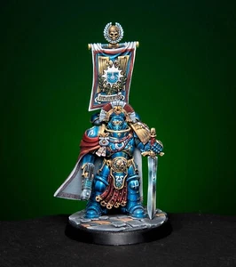 Cato Sicarius - Comisión Pintura Ultramarines Escala Primaris Modelo Resina - Imagen 1 de 5