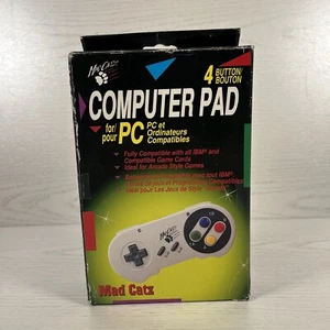 Mad Catz Advanced Control Pad Controller for PC BRAND NEW IN BOX RARE SNES - Picture 1 of 8