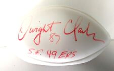 Vintage Dwight Clark Signed Autographed San Francisco 49ers Wilson Football Ball