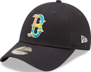 New Era Boston Red Sox Camo Infill Navy 9Forty Strapback Cap Youth Jugendliche - Picture 1 of 2