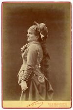 FRENCH THEATER ACTRESS CELINE CHAUMONT COMEDY OPERA CABINET PHOTO BY NADAR