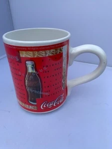 Coca Cola Coffee Mug Ceramic Gibson Housewares Coke Coca-Cola Vintage - Picture 1 of 5