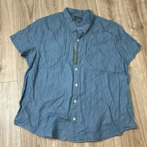 Bonobos men chambray button down shirt jean size 4XL NWT - Picture 1 of 4