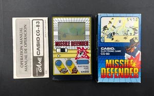 Casio Missile Defender CG-83 Electronic Handheld Game Japan 1984 in Box - Picture 1 of 15