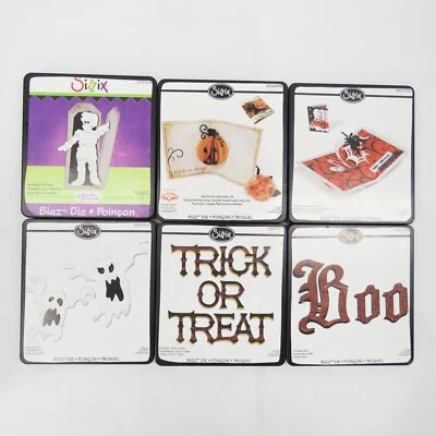 Lot of 6 Sizzix Halloween Bigz Dies - Изображение 1 из 3
