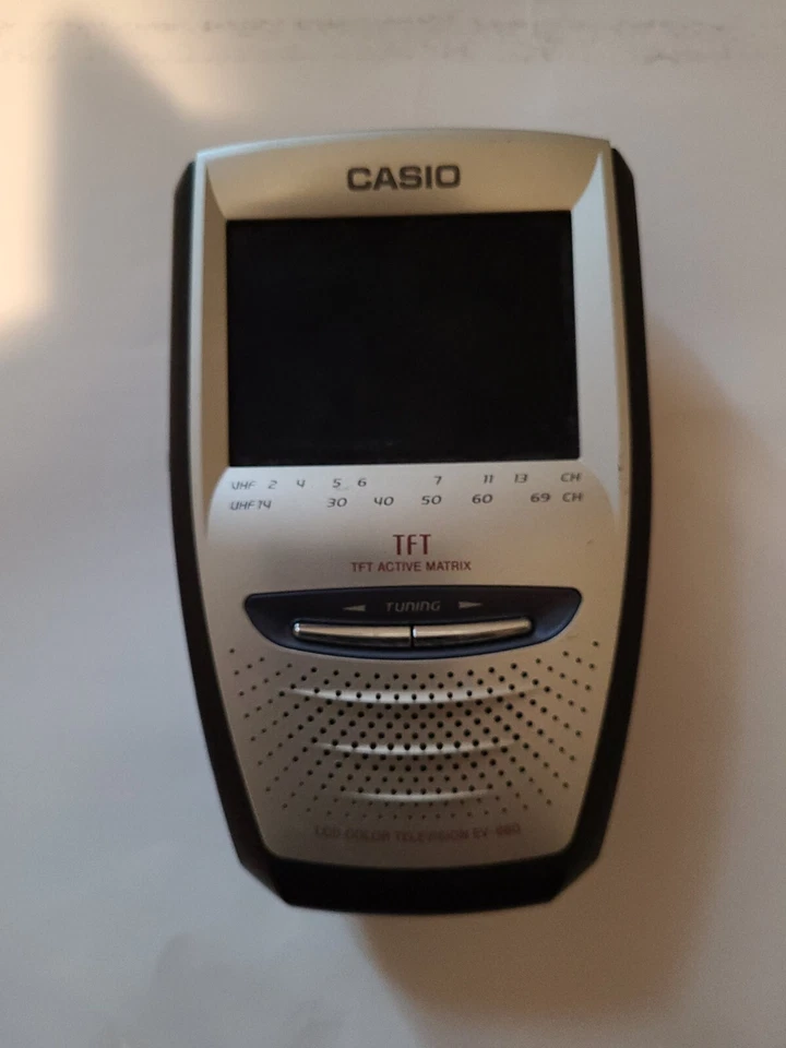Casio EV-660B LCD Color TV  Handheld & Portable TFT Active Matrix No power - Image 1 of 2