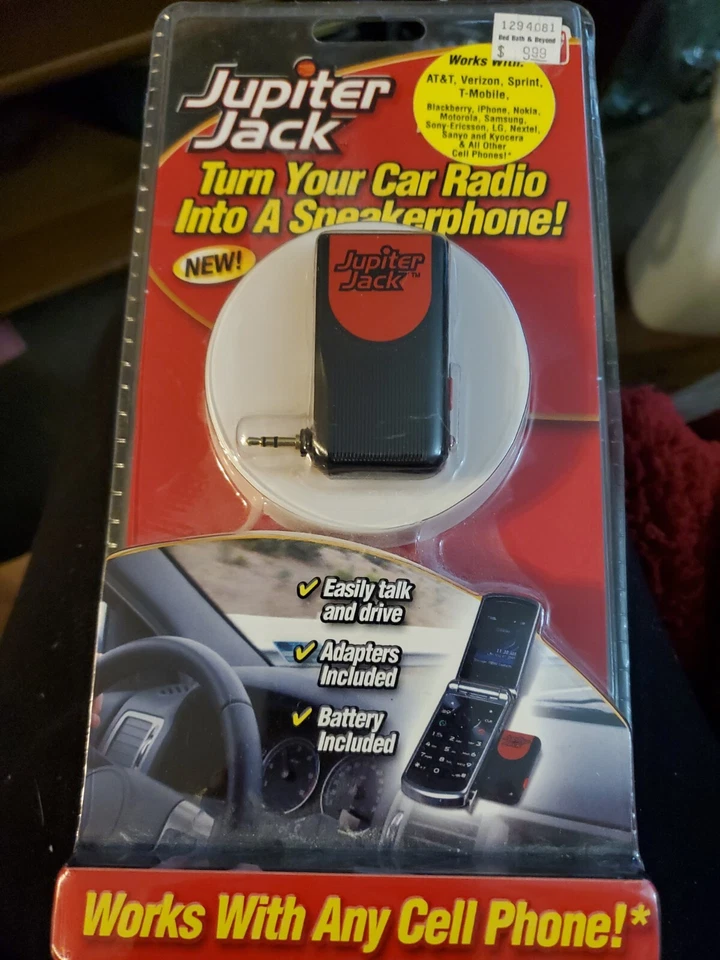 Jupiter Jack Universal Car Radio Speakerphone ~ New Sealed - Image 1 of 1