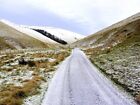 Photo 6x4 The road to Rowhope and Trows Barrow Burn/NT8610 Access road f c2012