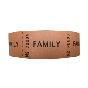Boletos Family Roll (1 rollo de 1000 boletos) - Imagen 1 de 1