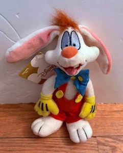 Vintage The Disney Store Roger Rabbit Who Framed Bean Bag Plush 8" NWT - Picture 1 of 1