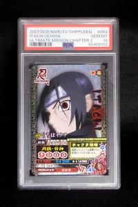 PSA 10 NARUTO Data Carddass Itachi Uchiha #NM-084 Holo Japanese Narutimate 2007 - Picture 1 of 2