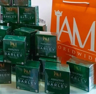 IAM 5 Box 50 Sachet I Am Worldwide Amazing Barley Powdered Juice Energy Pure Organic