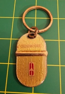 Vintage Yellow Oldsmobile Acrylic And Metal Keychain, Keyring - Photo 1/2