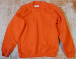 Westex Indura Sweatshirt Mens Medium Orange Ultra Soft FR Flame Resistant - Picture 1 of 12