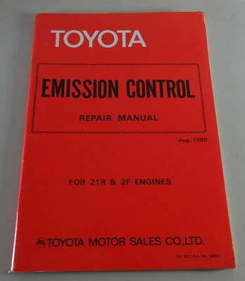 Taller Manual Toyota Emisión Control Land Cruiser FJ 40 ,43 ,45 ,60 Desde 1980 - Imagen 1 de 4