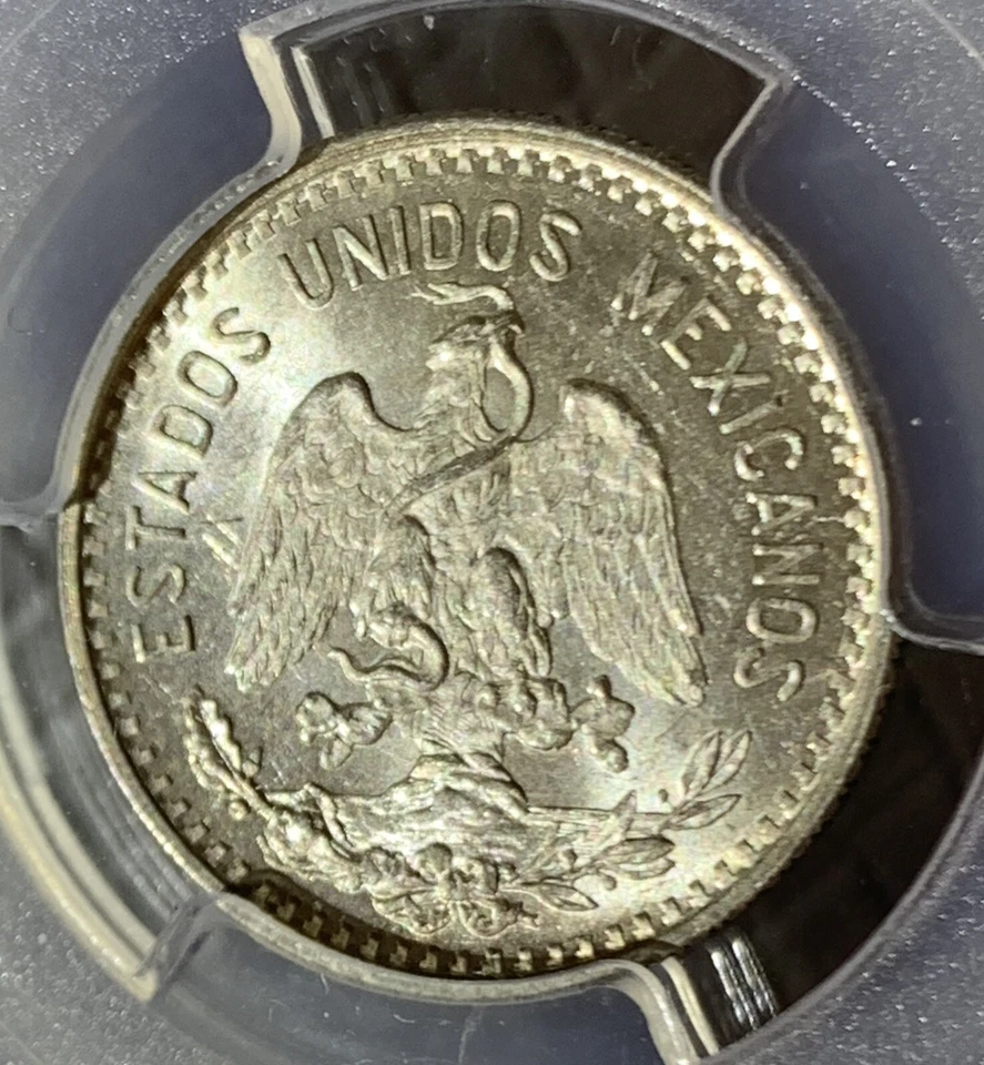 1907 MEXICO EARLY DATE 20 CENTAVOS PCGS MS64 - Image 1 of 3