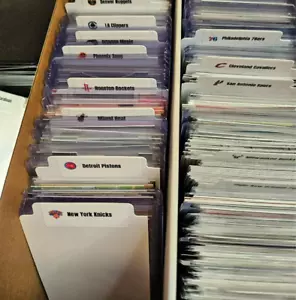 30 divisori alti per squadre di carte sportive con 30 loghi per squadre NBA - Foto 1 di 9