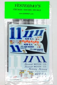 Yesterdays Vintage Racing Foyt Andretti #11 1969 Ford Talladega Mercury Cyclone - Foto 1 di 2