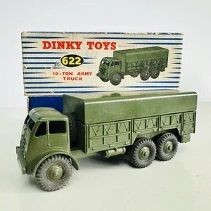 Vintage Meccano Dinky Toys 622 Military 10 Ton Army Truck Wagon Diecast Model - Picture 1 of 5
