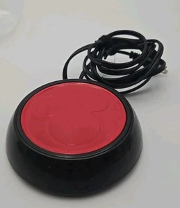 Disney Mickey Mouse Electric Cup Mug Warmer Black Red ~ Working Warmer - Picture 1 of 4