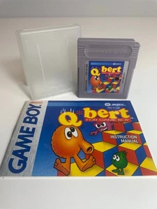 Qbert Nintendo Gameboy Original Spiel mit Anleitung & Hülle Makellos Neuwertig - Bild 1 von 9
