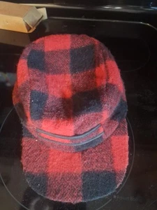 Gorra de lana de caza tipo Woolrich vintage de los años 50 con orejeras - Imagen 1 de 5